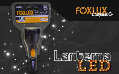 Lançamento: Lanterna LED Foxlux