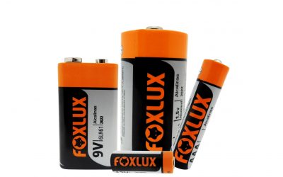 Foxlux lança linha de Pilhas Alcalinas